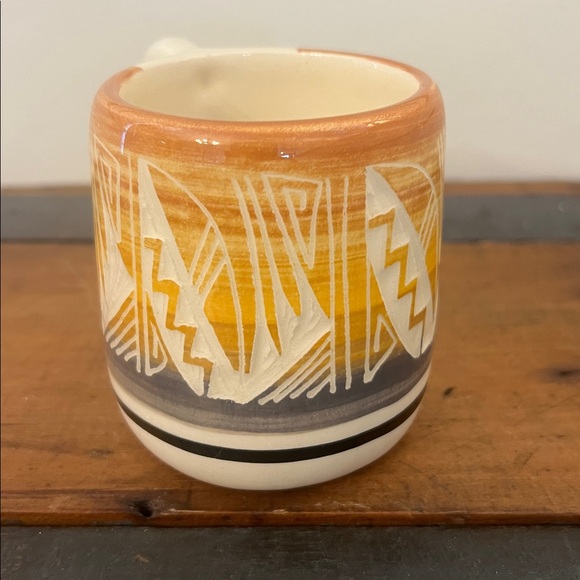 Handmade Signed Silas Navajo Mug. - Picture 2 of 8